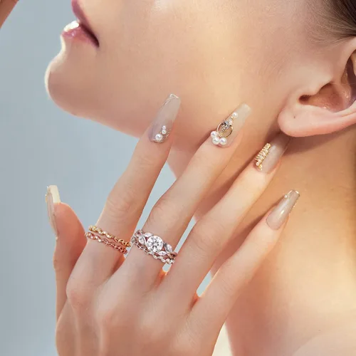 Vista 4 de MOOSEA Willow Moissanite Engagement Rings for Women, 1.2ct D Color VVS1 Clarity Lab Created Moissanite Wedding Ring 925 Sterling Silver Solid Twig