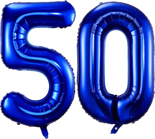 Vista 7 de Globos de número 0 azul marino, 40 pulgadas, globos de cumpleaños grandes de papel aluminio brillante azul oscuro, globos digitales de número