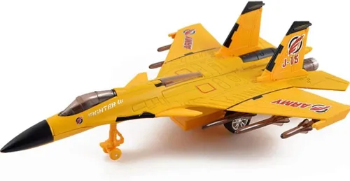 Vista 8 de Aviones modelo del avión del juguete tira hacia atrás luchador para los muchachos, sonido real del jet
