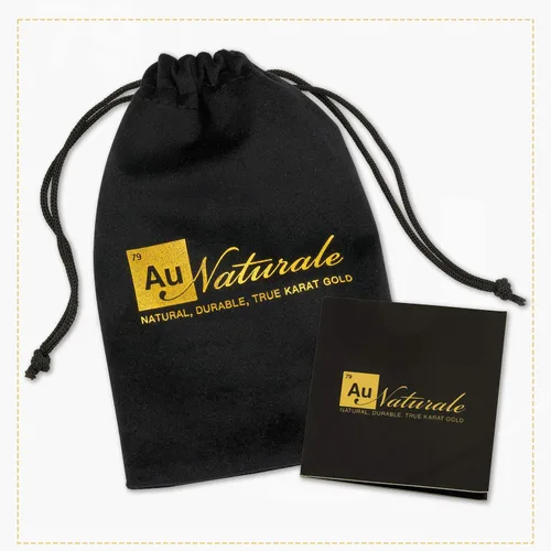 Vista 5 de Au Naturale Collar de eslabones Franco de oro amarillo o blanco de 10 quilates de 0.209in para hombres y mujeres (22, 24, 26 o 30 pulgadas), Oro, No