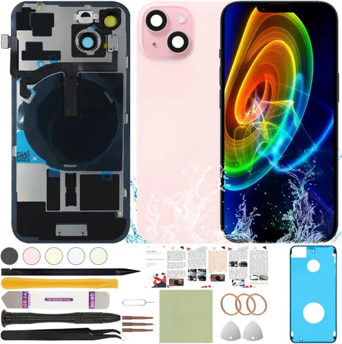 Vista 49 de Funda trasera de repuesto compatible con iPhone 8 de 4.7" + Herramientas profesionales (Gris espacial) Incluye herramientas profesionales, cinta