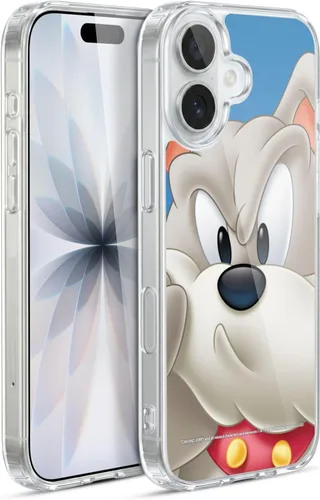 Vista 56 de Head Case Designs Funda de gel de cara completa con licencia oficial de Tom y Jerry Jerry [protección de grado militar] compatible con Apple iPhone
