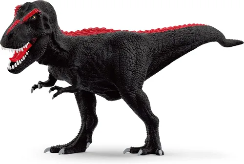 Vista 10 de Schleich Dinosaurios – Juego de 4 piezas de dinosaurios rojos para niños y niñas – con figura de T Rex, Allosaurus, Intrepidus y Majungasaurus