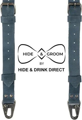 Vista 4 de Hide & Groom, Tirantes renacentistas de cuero, arnés de soporte de espalda vintage para hombre, ganchos de metal para hombre, Steampunk, hecho a mano