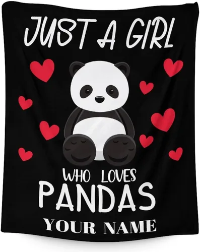 Vista 8 de Manta de panda para regalar – Manta de 30 x 40 pulgadas para niños – Mantas blancas de felpa suave para sofá, oficina