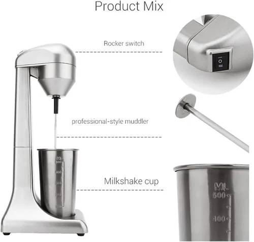Vista 5 de Máquina comercial 23000rpm del batido de leche del mezclador eléctrico de la bebida del fabricante del batido