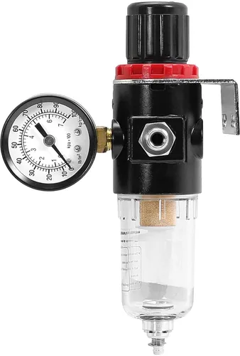 Vista 2 de PointZero Regulador del compresor de aire del aerógrafo con filtro de trampa de agua