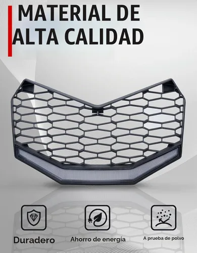 Vista 4 de A & UTV PRO X3 Parachoques delantero de malla, rejilla de malla frontal con barra de luces LED, protector de radiador para Can-Am Maverick X3 Max X