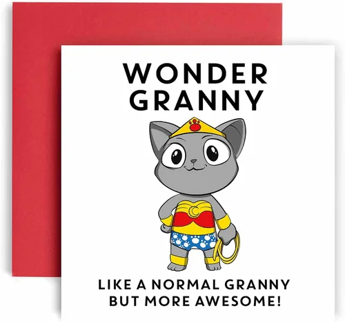 Vista 8 de Huxters Tarjeta de cumpleaños para tía WonderAuntie – Tarjeta de feliz cumpleaños para ella – regalos para mujeres – Tarjeta de cumpleaños – Tarjeta