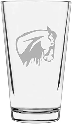 Vista 89 de Shetland Pony (cuerpo) - Vaso de pinta grabado con temática de caballo alternativo de 16 onzas