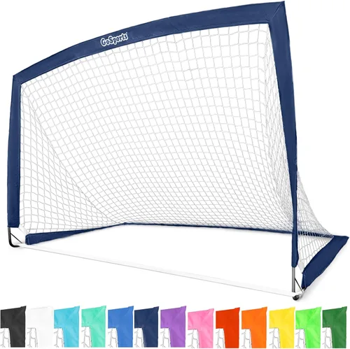 Vista 17 de GoSports - Arcos de fútbol portátiles para niños, 13 opciones de color, elige 4 x 3 pies o 6 x 4 pies, redes desplegables de tono