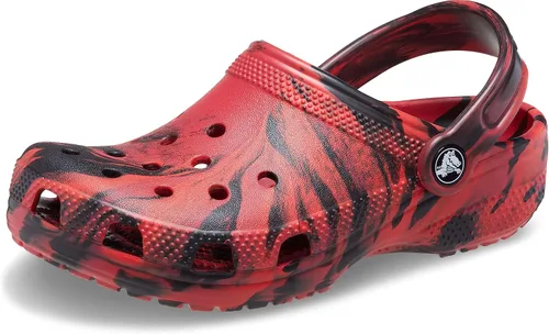 Vista 39 de Crocs - Zuecos clásicos para niños, diseño de teñido anudado jaspeado