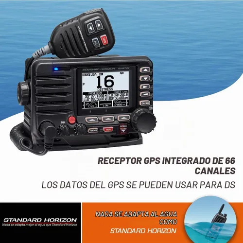 Vista 5 de Standard Horizon Quantum GX6000 VHF de montaje fijo de grado comercial
