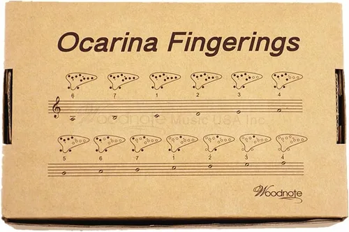 Vista 4 de Woodnote Pro Modelo de cerámica - Flauta Ocarina Alto C de 12 agujeros - Fabricado en Taiwán