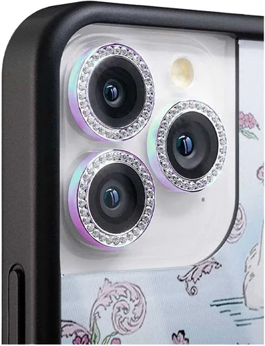 Vista 2 de Wildflower Fundas – Bling Negro para Cámara, Compatible con Apple iPhone 11 Pro y 11 Pro Max Funda de Teléfono Compatible, Brillante, Reflectante
