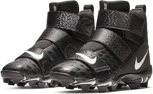 Vista 2 de Nike Force Savage 2 Shark - Tacos de fútbol juvenil, BlancoNegro