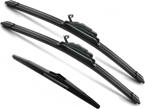 Vista 17 de JustCar - 3 limpiaparabrisas para Jeep Wangler 2007-2017 y Jeep Wrangler JK 2008-2018, repuesto de equipo original - 15, 15 y 12E pulgadas - juego