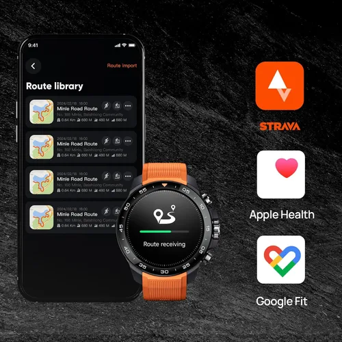 Vista 8 de mibro GS Explorer S - Reloj inteligente militar resistente para hombre con bisel de cerámica, pantalla AMOLED de 1.32 pulgadas, GPS de doble banda