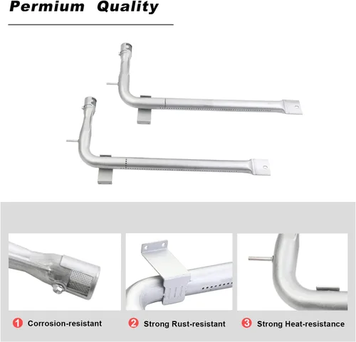 Vista 4 de Tubo de quemador de parrilla Piezas de gama Viking Piezas de repuesto de gas de acero inoxidable para horno de electrodomésticos Viking Quemador