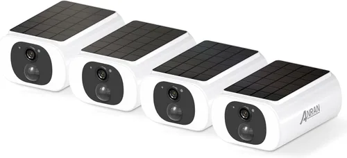 Vista 8 de ANRAN Panel solar de 3 W con cable Micro USB de 3 m y puerto Tipo-C, compatible con cámaras de seguridad CCTV con batería recargable, impermeable