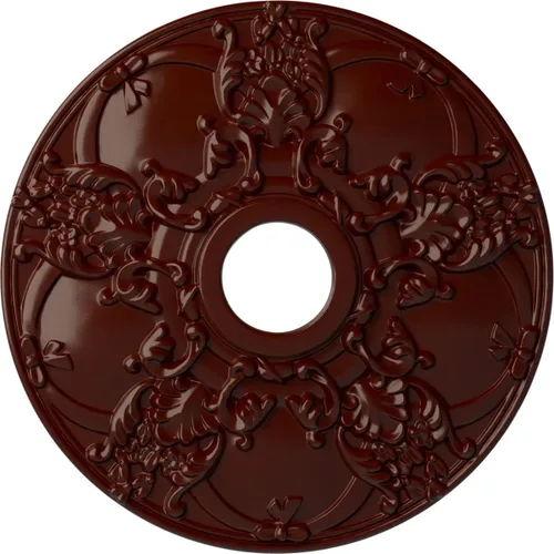 Vista 27 de Ekena Millwork CM18NOCGS Medallón de techo Norwich, 18.0 in de diámetro exterior x 3.4 in de diámetro interior x 1 3/8"P, pátina verde cobre pintado