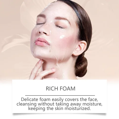 Vista 9 de Gel exfoliante para rostro y cuerpo, limpiador facial suave, gel natural para exfoliar, exfoliante facial de limpieza profunda, exfoliante