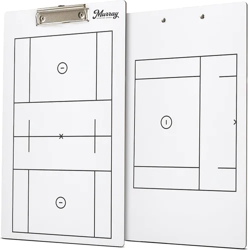 Vista 16 de Murray Sporting Goods sujetapapeles para entrenadores de borrado en seco Pizarra blanca de doble cara