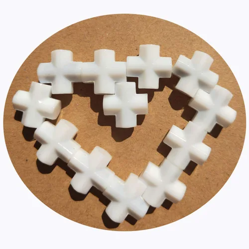Vista 5 de Barra de agitación magnética PTFE mezclador magnético barras de agitación forma cruzada (10X30mm, 1PCS)