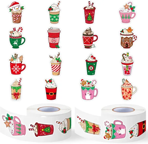 Vista 37 de Haooryx Fall Pumpkin Stickers Roll, 300 Pcs Make Your Own Halloween Pumpkin