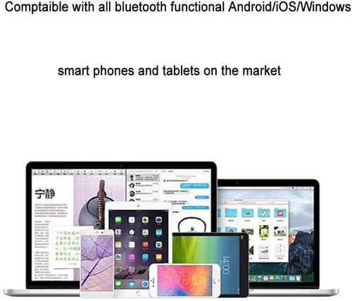 Vista 5 de Auricular Bluetooth individual de 10 horas de reproducción, auriculares inalámbricos, mini auriculares Bluetooth manos libres, auriculares Bluetooth