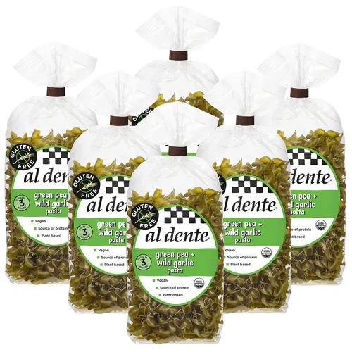 Vista 11 de Al Dente Pasta a base de plantas garbanzos + cúrcuma, 8 onzas (paquete de 6)