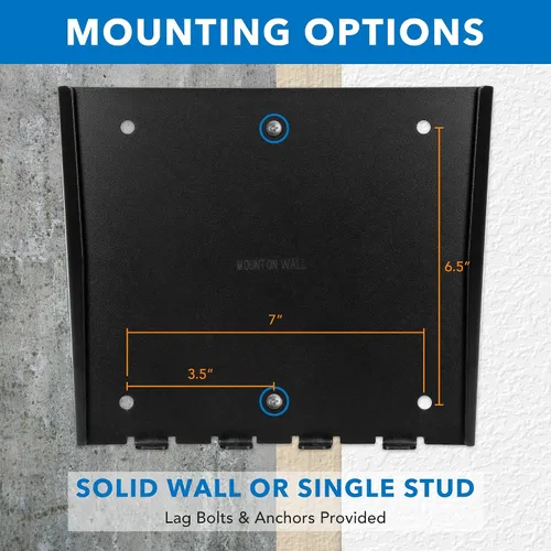 Vista 6 de Mount-It! Soporte de pared fijo para TV de perfil bajo, diseño empotrado ultra delgado para pantallas de 23 a 42 pulgadas, compatible con VESA 200 x