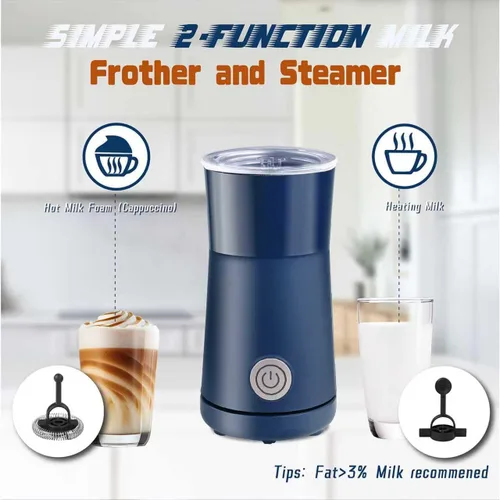 Vista 2 de Espumador Simple de Leche Seydere, vaporizador y espumador de leche 2 en 1, vaporizador eléctrico de leche, calentador de leche y máquina de espuma