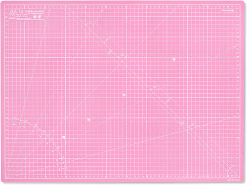 Vista 8 de Estera de Corte Elan A4 Rosa y Morada, Estera de Corte Autorreparable A4 9x12 Pulgadas, Tabla de Corte de Manualidades Rosa de 5 Capas, Tabla