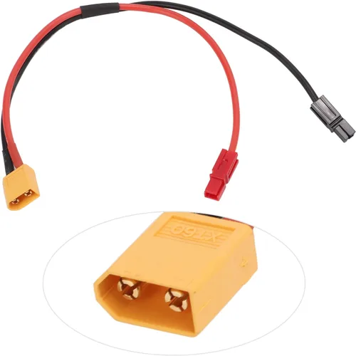 Vista 6 de Cable de extensión XT60,Conector XT60,Enchufe del conector XT60,Conductor de gel de sílice de cobre de alta resistencia a bajas temperaturas XT60 a