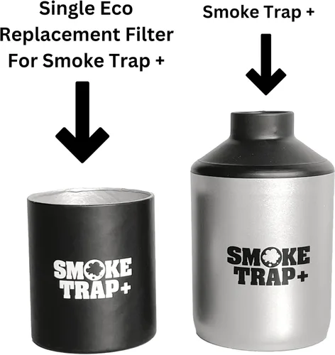 Vista 6 de ECO - Cartuchos de filtro de repuesto para Smoke Trap + Filtro de repuesto individual - Filtro reemplazable sin residuos de plástico - Máximo