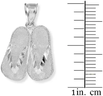 Vista 2 de Plata de ley 9253d chanclas Verano Encanto Sandalia Colgante
