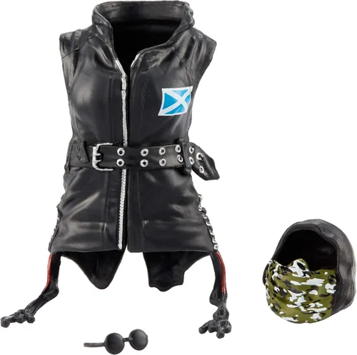 Vista 4 de WWE MATTEL Nikki Cross Elite Collection - Figura de acción de lujo con detalles faciales realistas, equipo de anillo icónico y accesorios