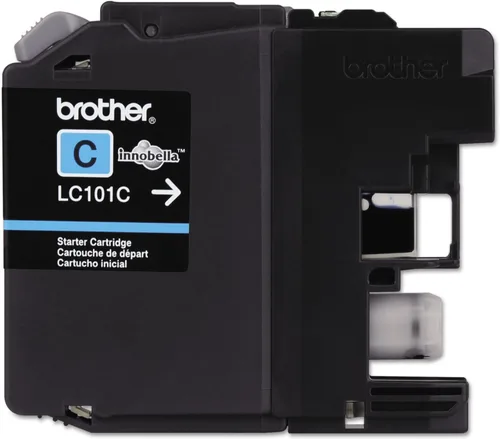 Vista 7 de Brother - Cartucho original de tinta negra de rendimiento estándar, LC101BK, tinta negra de repuesto, rendimiento de hasta 300 páginas, LC101