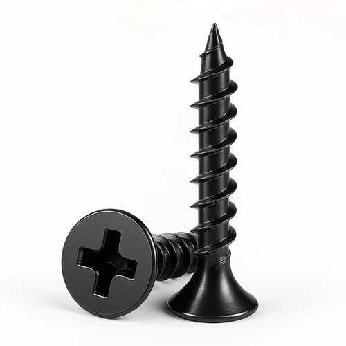 Vista 8 de Kit de Ensamblaje de Tornillos para Madera #6, Juego de Tornillos Autorroscantes de Cabeza Plana Phillips Drive, Tornillos Pequeños para Gabinetes