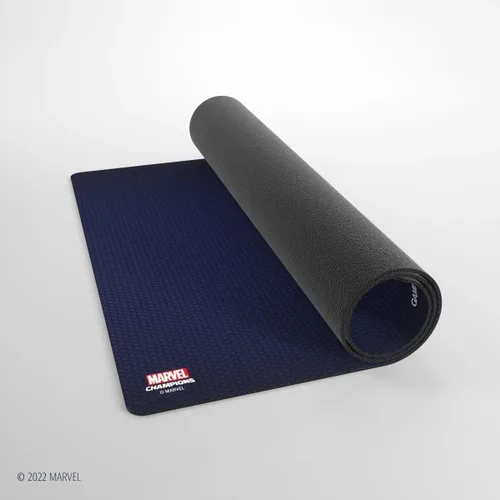 Vista 3 de Gamegenic Alfombra de juego – Playmat: Marvel Champions: Captain Marvel – Smooth & Tough – Compatible con Magic The Gathering Commander Deck, cartas