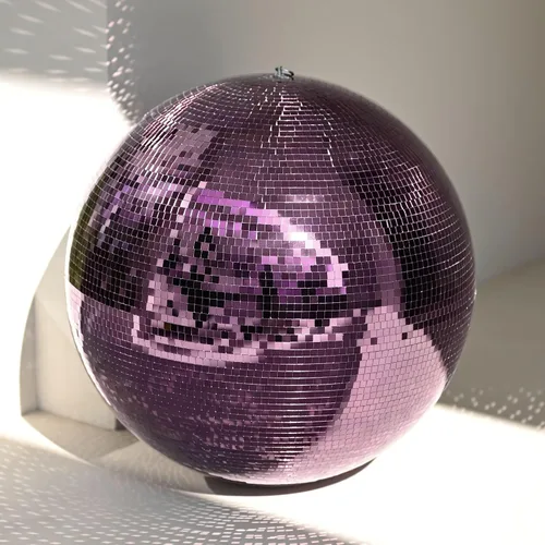 Vista 30 de Yescom Juego de 8 bolas de discoteca de 7/12/16/20/24 pulgadas, bolas de espejo surtidas, decoración de vidrio para colgar para fiestas de los años