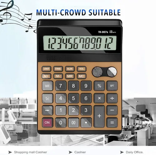 Vista 8 de Calculadora electrónica,Calculadoras de voz (color aleatorio)
