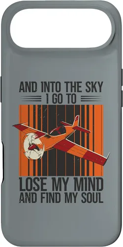 Vista 27 de Funda de aviación para iPhone 12/12 Pro y Into The Sky Flying Airplane Pilot Flight Plane