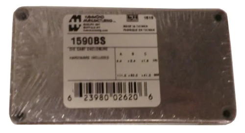 Vista 19 de Hammond Manufacturing 1590B DIECAST Caja 4.4X2.3X1.1 Plateado