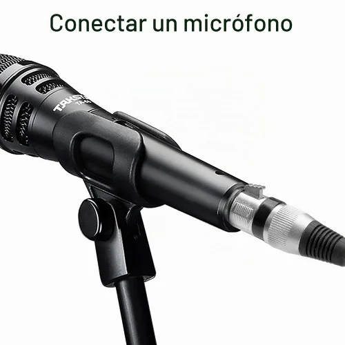 Vista 6 de Cable divisor XLR, 3 pines doble XLR hembra a macho, cable en Y, cable de micrófono equilibrado, adaptador de audio (1 macho a 2 hembra) - 1.5 pies