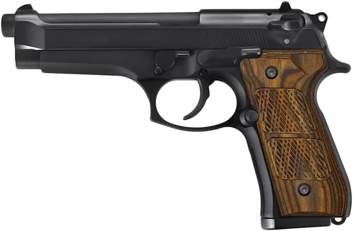 Vista 6 de Guuun Empuñadura de madera para Beretta 92/96 de tamaño completo 92FS Grips, panel de mango de pistola compuesto de madera