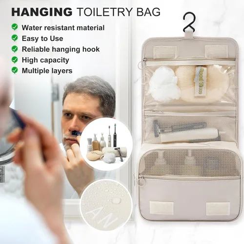 Vista 5 de Organizador de equipaje de viaje Accesorio esencial de viaje para maleta, ligero y duradero, artículos de tocador cosméticos para ropa sucia
