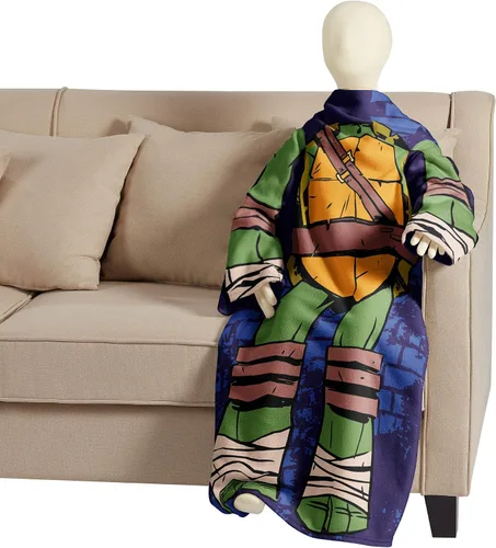Vista 5 de Northwest Manta cómoda para jóvenes con mangas Nickelodeon Teenage Mutant Ninja Turtles, Being Leo, multicolor