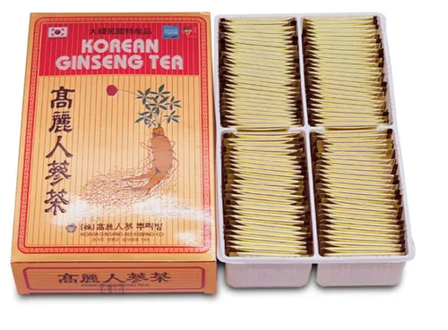 Vista 2 de Té de raíz de ginseng con extracto coreano 0.11 oz x 100e